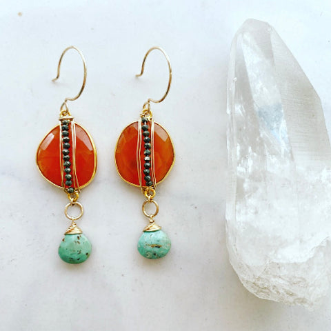 Carnelian Lala Earrings
