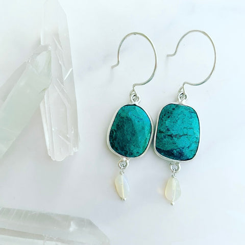 Sea Opal Earrings