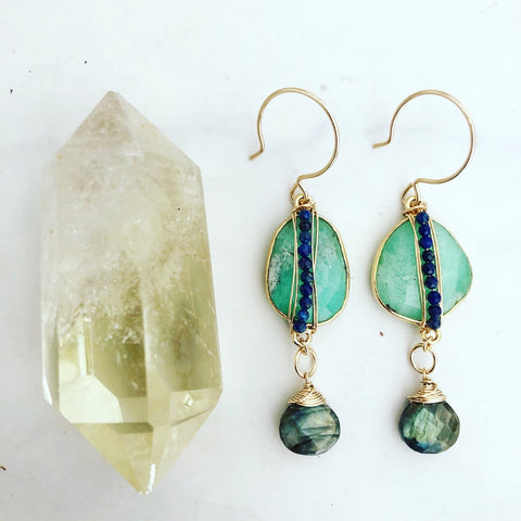 Chrysoprase Lala Earrings