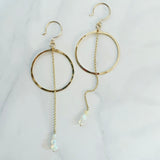 Opal Pendulum Earrings