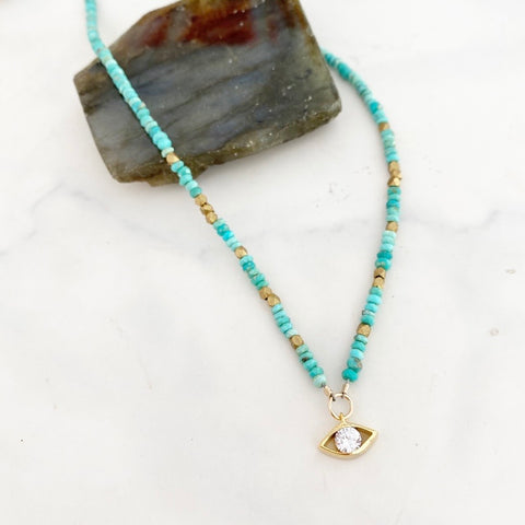 Blue Eyed Necklace