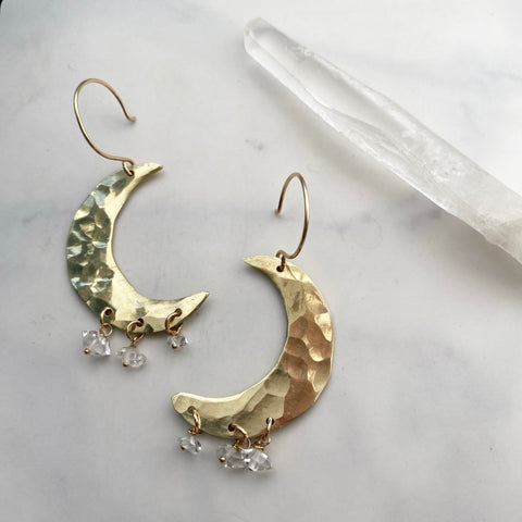 Over the Moon Earrings