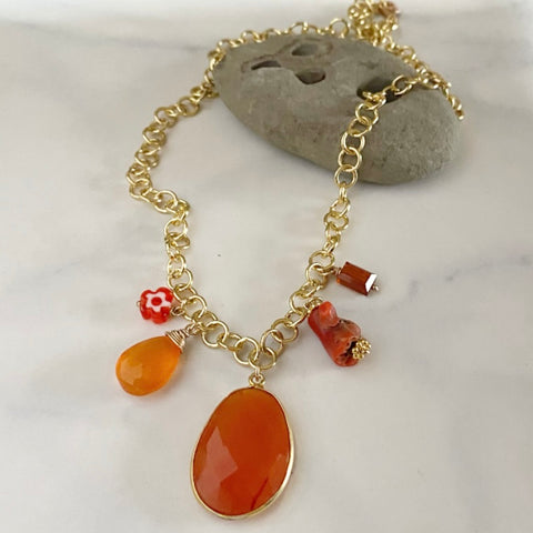 Tangerine Necklace