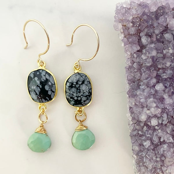 Obsidian Earrings