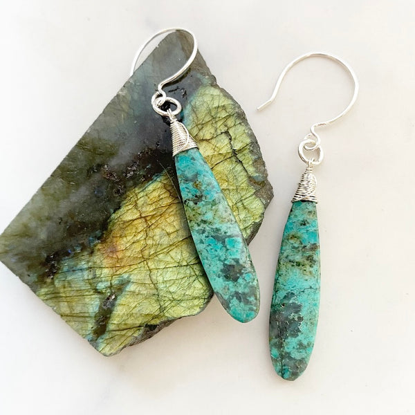 Turquoise Drip Earrings