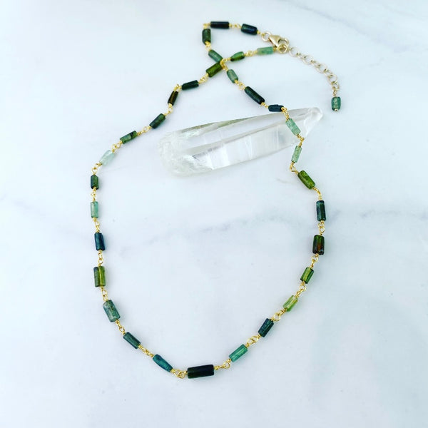 Green Tourmaline Choker