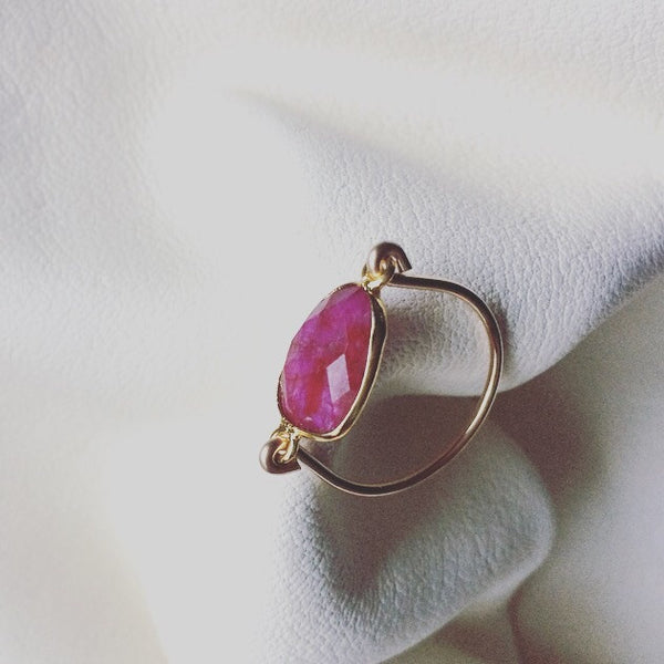 Ruby Harp Ring