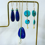 Blue Tear Earrings