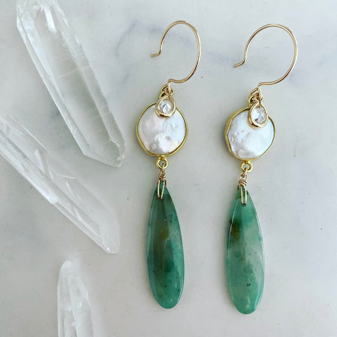 Sea Jade Earrings