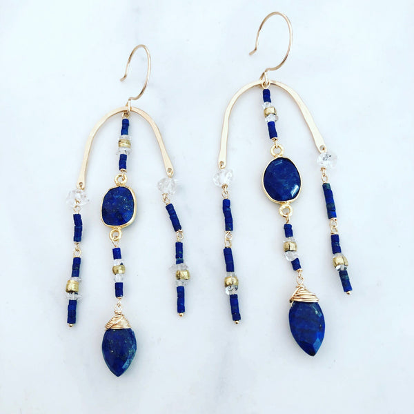 Lapis Paradiso Earrings