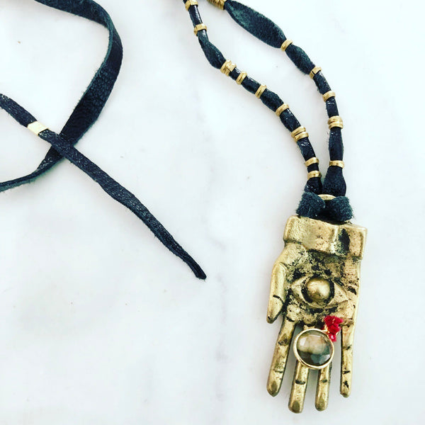 The Keeper Necklace- Black