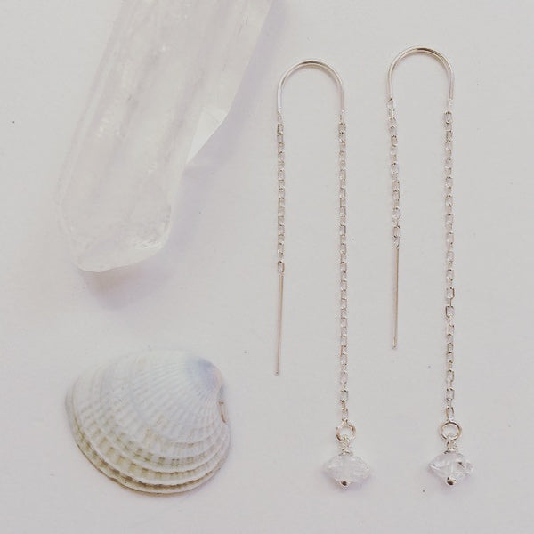 Silver Herkimer Threads