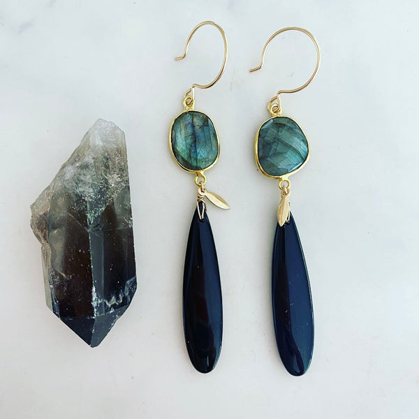 Obsidian Earrings